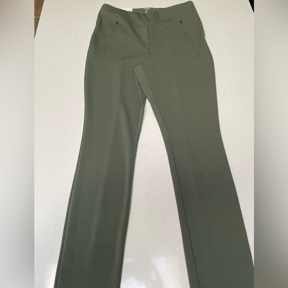 Banana Republic Sport Skinny Fit Pants | Size 14 Sage Flare Pants New - Picture 9 of 15